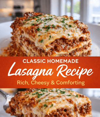 Classic Homemade Lasagna Recipe (Rich, Cheesy & Comforting) Classic Homemade Lasagna Recipe (Rich, Chees Cover