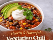 Vegetarian Chili (Hearty, Flavor-Packed & Easy One-Pot Recipe) Vegetarian Chili