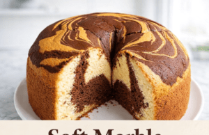 Soft Marbled Sponge Cake (Light, Fluffy & Bakery-Style) Soft Marbled Sponge Cake (Light, Fluffy & Ba Cover