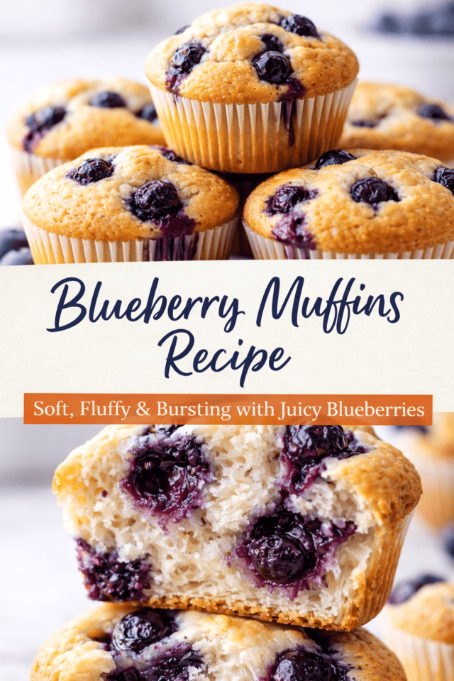 Blueberry muffins recipe