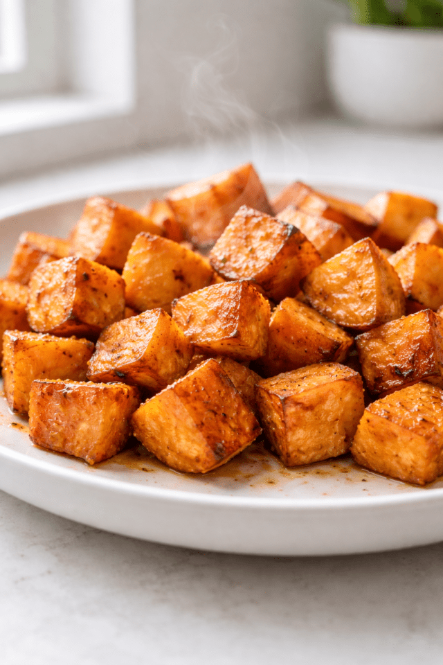 Polish_20260302_082101740 Roasted Sweet Potato Cubes (Crispy Outside, Cover