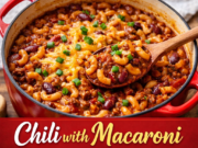 Chili with Macaroni (Easy One-Pot Comfort Food Dinner) Chili with Macaroni (Easy One-Pot Comfort Fo Cover