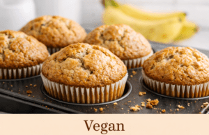 Vegan Banana Muffins – Soft, Moist & Easy One-Bowl Recipe Vegan Banana Muffins – Soft, Moist & Easy On Cover
