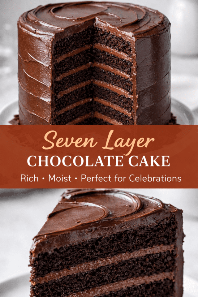 Seven Layer Chocolate Cake