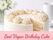 Vegan Birthday Cake Recipe (Moist, Fluffy & Perfect for Celebrations) Vegan Birthday Cake Recipe (Moist, Fluffy & Cover