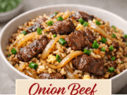Onion Beef Fried Rice Recipe (Savory, Easy One-Pan Meal) Onion Beef Fried Rice Recipe (Savory, Easy O Cover