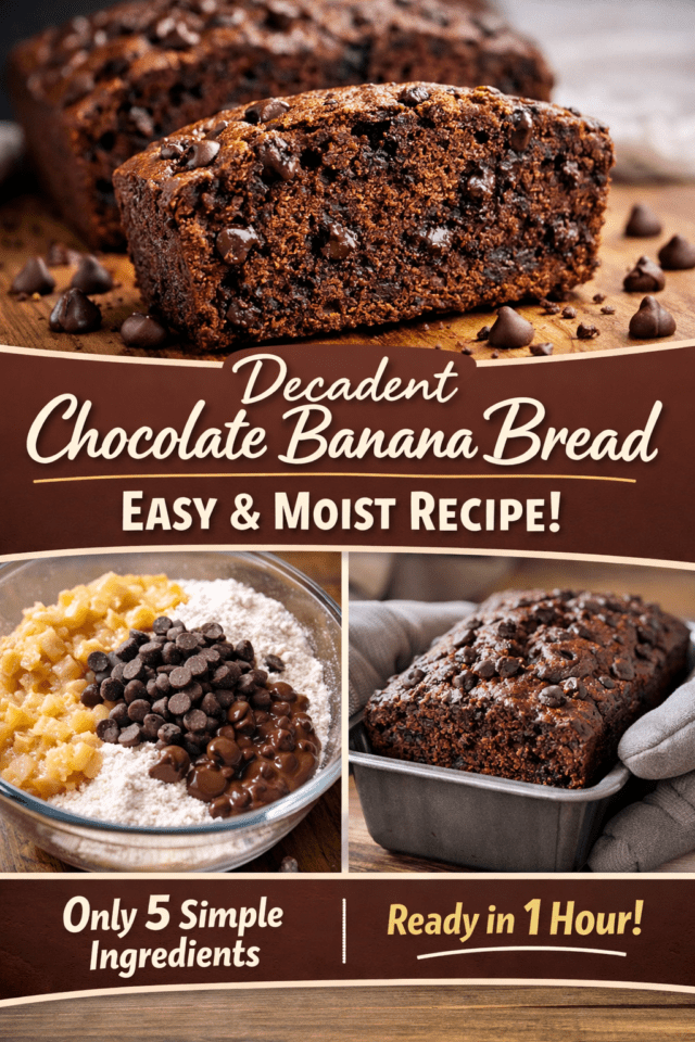 Chocolate Banana Bread Recipe Cover