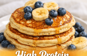 High Protein Pancakes Recipe High Protein Pancakes Recipe Cover
