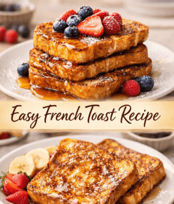 Easy French Toast Recipe – Golden, Fluffy & Perfect Every Time Easy French Toast Recipe – Golden, Fluffy & Cover