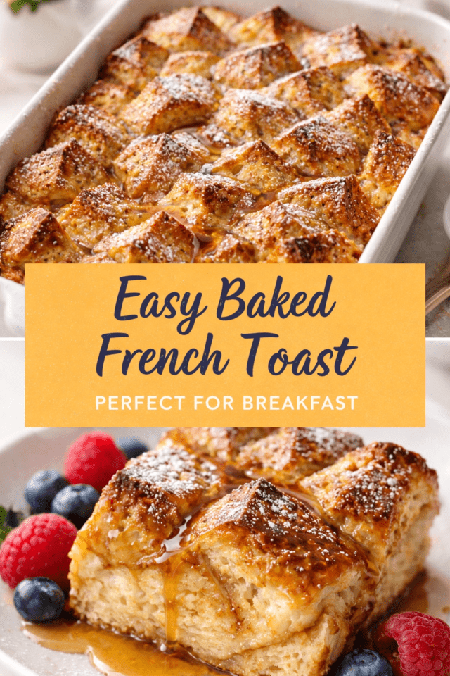Baked French Toast – Easy Overnight Breakfas Cover