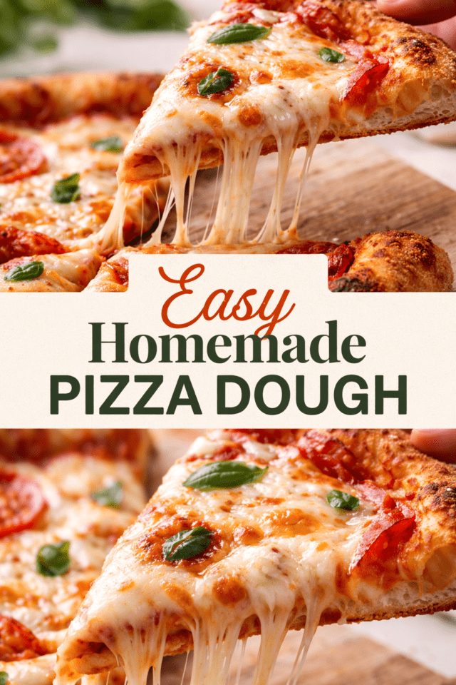 Homemade Pizza Dough (Soft, Chewy & Perfect  Cover