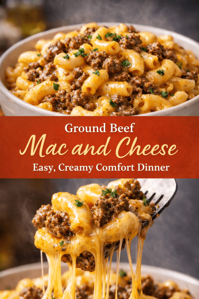 Ground Beef Mac and Cheese – Easy, Creamy Co Cover