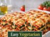 Easy Homemade Vegetarian Lasagna Recipe Easy Homemade Vegetarian Lasagna Recipe Cover