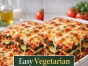 Easy Homemade Vegetarian Lasagna Recipe Easy Homemade Vegetarian Lasagna Recipe Cover