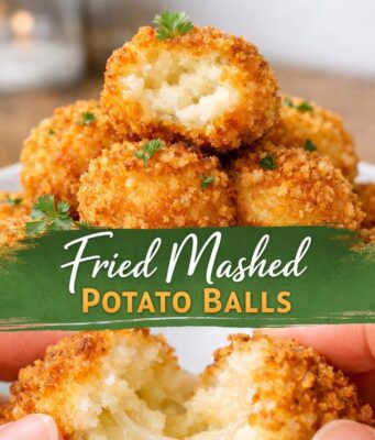 Fried Mashed Potato Balls – Crispy Outside, Creamy Inside Comfort Snack Fried Mashed Potato Balls – Crispy Outside, Cover