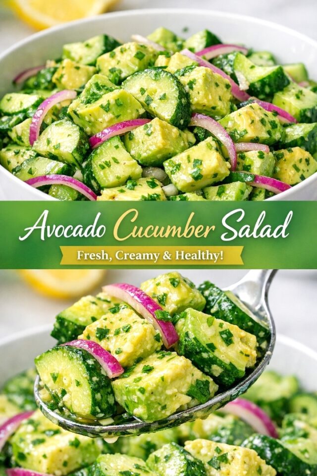 Avocado Cucumber Salad