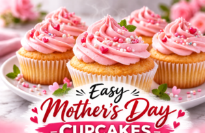 Easy Mother’s Day Cupcakes (Soft, Fluffy & Perfect for Celebrating Mom) Easy Mother’s Day Cupcakes (Soft, Fluffy & P Cover