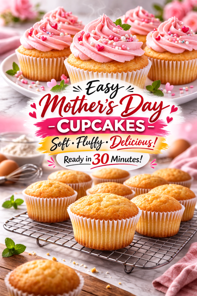 Mother’s Day cupcakes