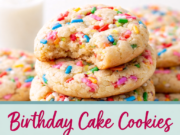 Birthday Cake Cookies (Soft, Funfetti-Style & Perfect Celebration Treat) Birthday Cake Cookies (Soft, Funfetti-Style Cover