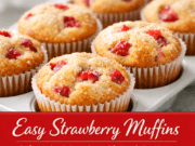 Easy Strawberry Muffins (Soft, Moist & Bakery-Style at Home) Easy Strawberry Muffins (Soft, Moist & Baker Cover
