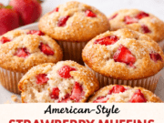 American-Style Strawberry Muffins (Soft, Fluffy & Bakery-Style Perfection) American-Style Strawberry Muffins (Soft, Flu Cover