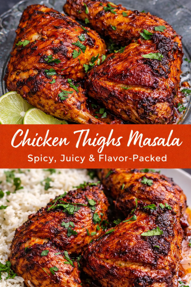Chicken thighs masala