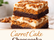 Carrot Cake Cheesecake Brownies (Ultra Moist, Creamy & Irresistible Dessert Bars) Carrot Cake Cheesecake Brownies (Ultra Moist Cover