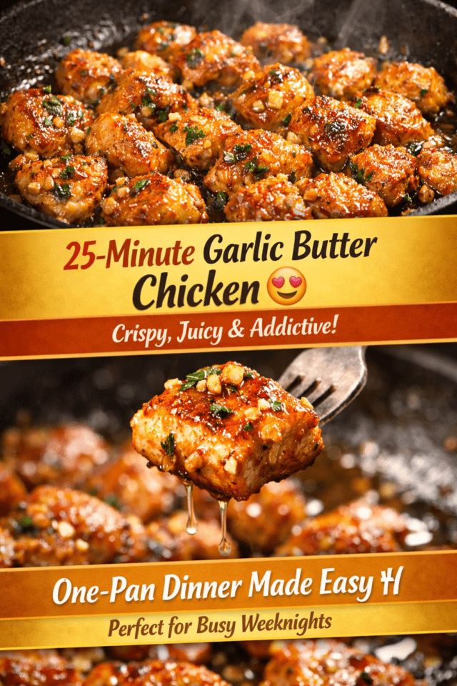 Garlic Butter Chicken Bites – Easy, Juicy On Cover