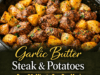 Garlic Butter Steak and Potatoes Recipe (Juicy and Flavorful) Garlic Butter Steak and Potatoes Recipe (Jui Cover