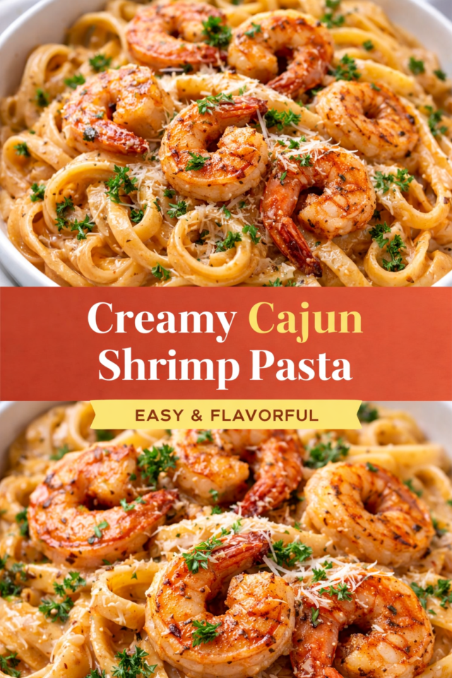 Creamy Cajun Shrimp Pasta Recipe (Rich, Flav Cover