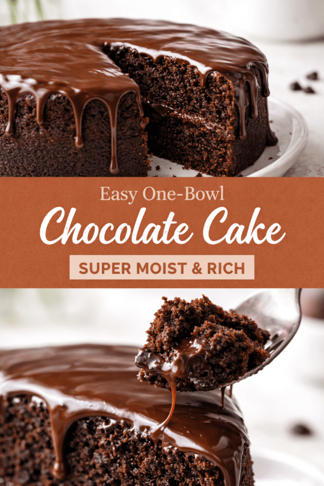 One-Bowl Chocolate Cake Cover