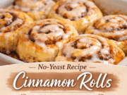 No-Yeast Cinnamon Rolls No-Yeast Cinnamon Rolls Cover