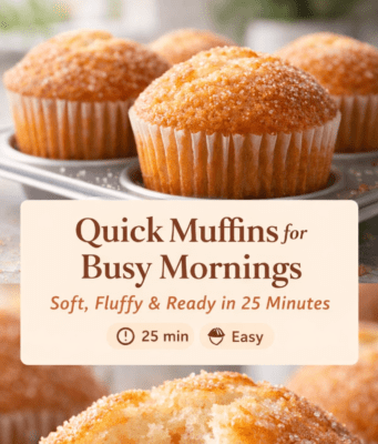 Quick Muffins For Busy Mornings Quick Muffins For Busy Mornings Cover