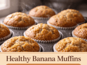 Healthy Banana Muffins (Moist, Naturally Sweet & Easy to Make) Healthy Banana Muffins (Moist, Naturally Swe Cover