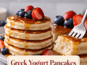 Greek Yogurt Pancakes (Fluffy, Healthy & Easy Breakfast Recipe) Greek Yogurt Pancakes (Fluffy, Healthy & Eas Cover
