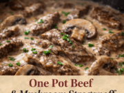 One Pot Beef and Mushroom Stroganoff One Pot Beef and Mushroom Stroganoff Cover