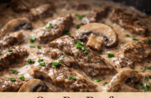 One Pot Beef and Mushroom Stroganoff One Pot Beef and Mushroom Stroganoff Cover