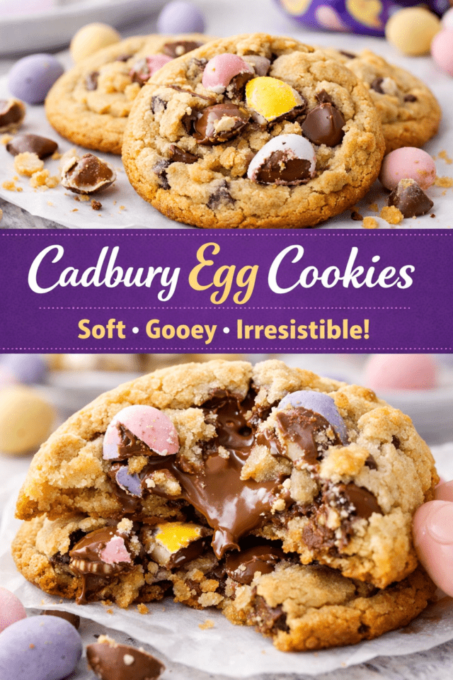Cadbury Egg Cookies (Soft, Gooey & Perfect E Cover