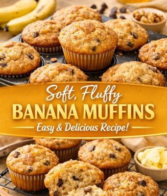 Moist Banana Muffins Recipe Moist Banana Muffins Recipe Cover