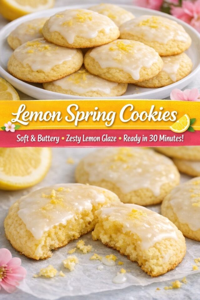 Lemon Spring Cookies Recipe Cover
