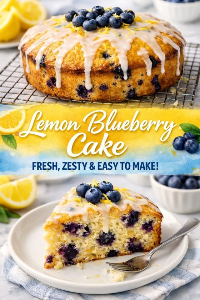 Polish_20260405_095221056 Lemon Blueberry Cake from Scratch (Perfect S Cover