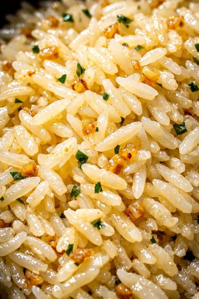 Garlic Butter Rice Recipe Cover