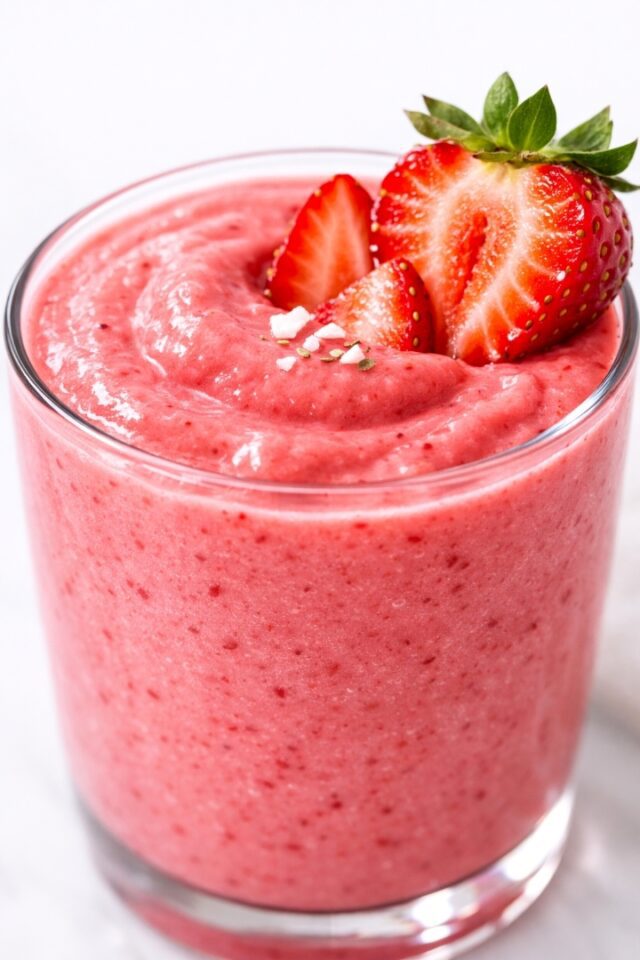 Polish_20260409_194633333 Vegan Strawberry Smoothie – Creamy, Healthy Cover