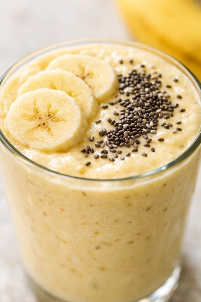 Healthy Banana Smoothie Recipe Cover