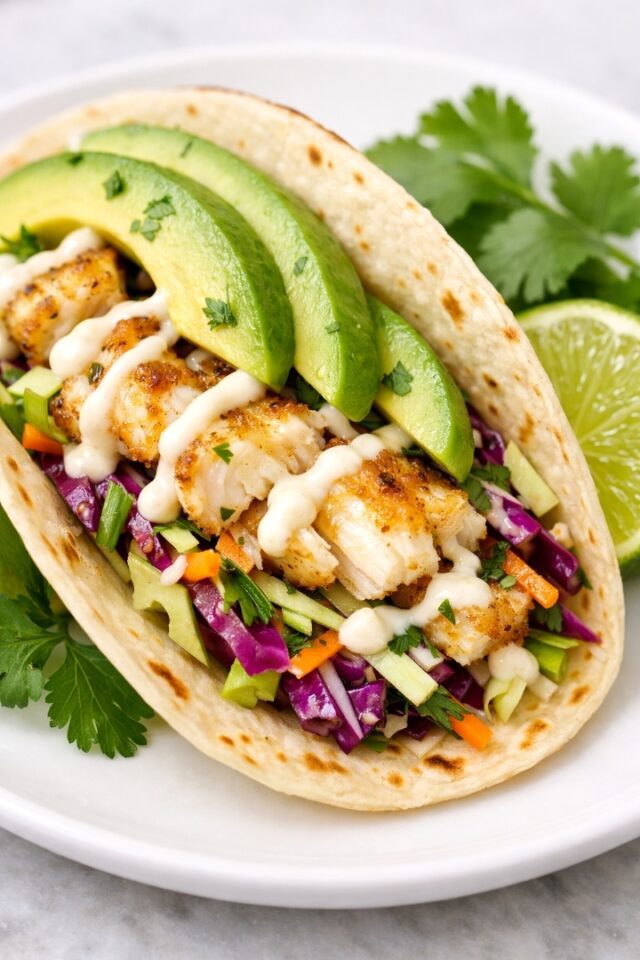 Spring Fish Tacos Recipe Cover