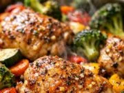 One Pan Chicken and Veggies – Easy, Healthy & Flavor-Packed Dinner One Pan Chicken and Veggies – Easy, Healthy Cover