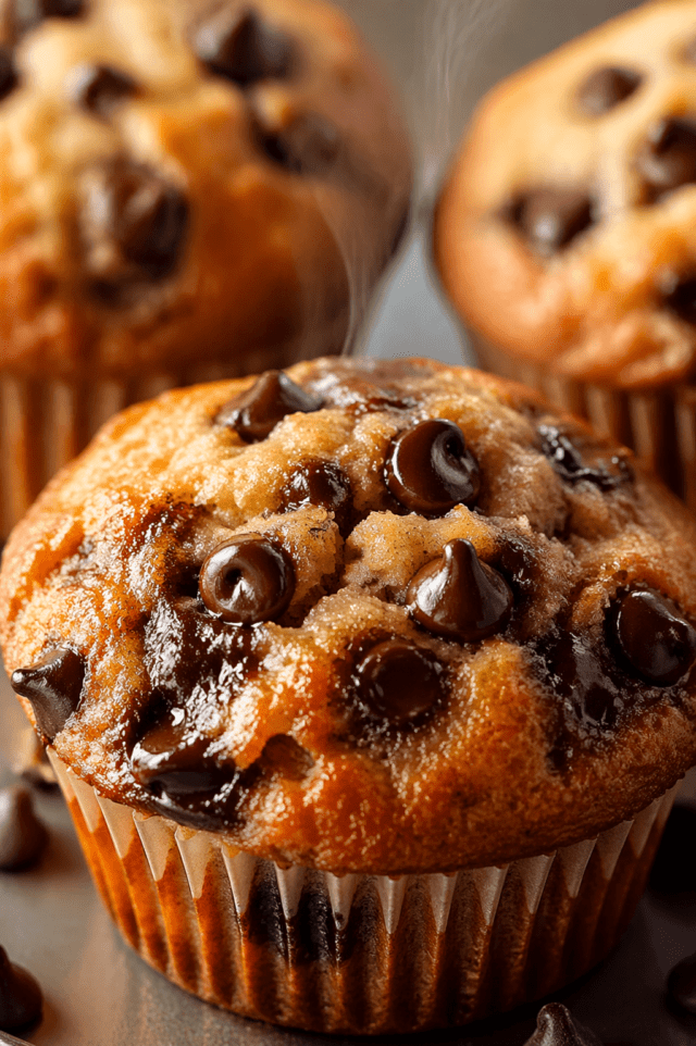 Banana Chocolate Chip Muffins Cover