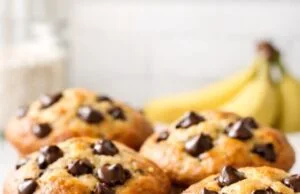 Bakery Style Banana Chocolate Chip Muffins Bakery Style Banana Chocolate Chip Muffins Cover