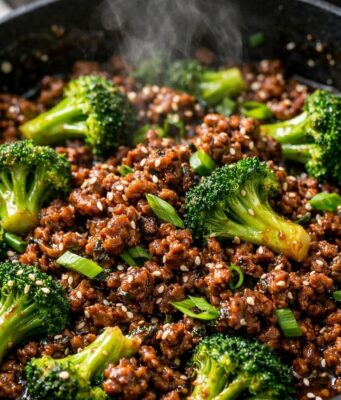 Ground Beef and Broccoli Stir Fry Ground Beef and Broccoli Stir Fry