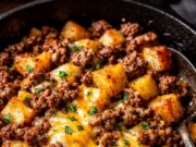 Ground Beef and Potato Skillet (Easy One-Pan Dinner Recipe) Ground Beef and Potato Skillet